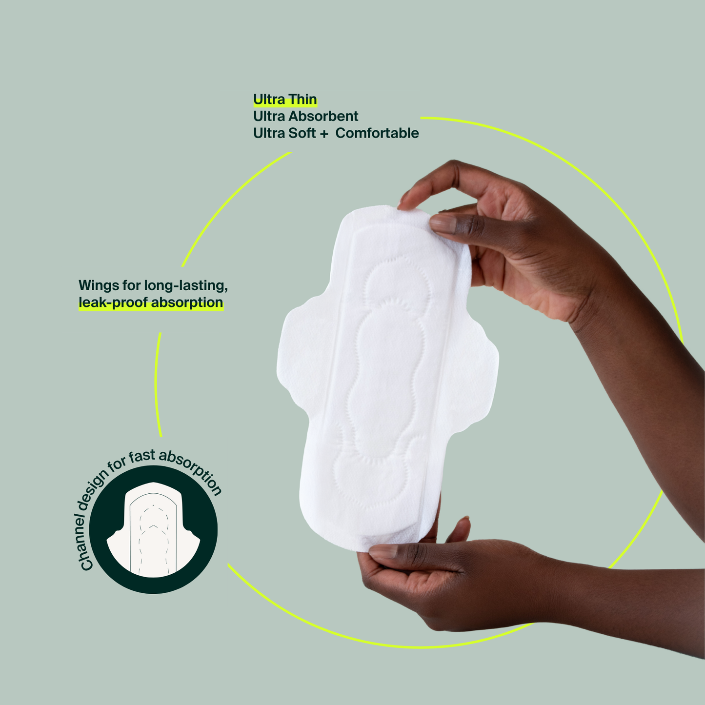 100% Organic Cotton Regular Pads - Bulk (250)