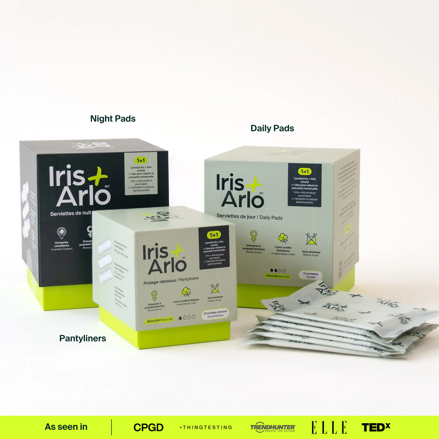 100% Organic Cotton Super Pads