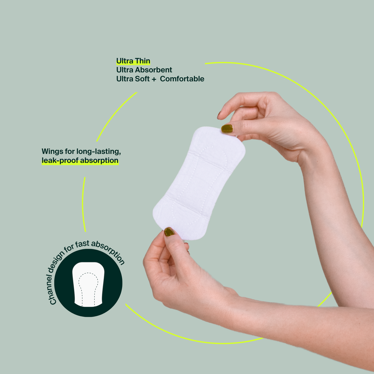 100% Organic Cotton Pantyliners