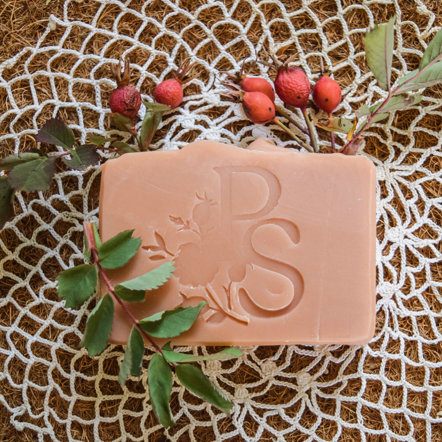 Wild Rose Hip Soap with Rose Clay and Rose Hip Seed Oil