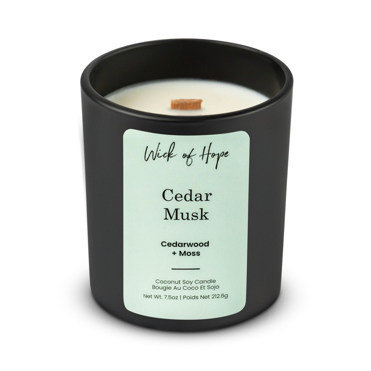 Cedar Musk Candle | Cedarwood + Moss