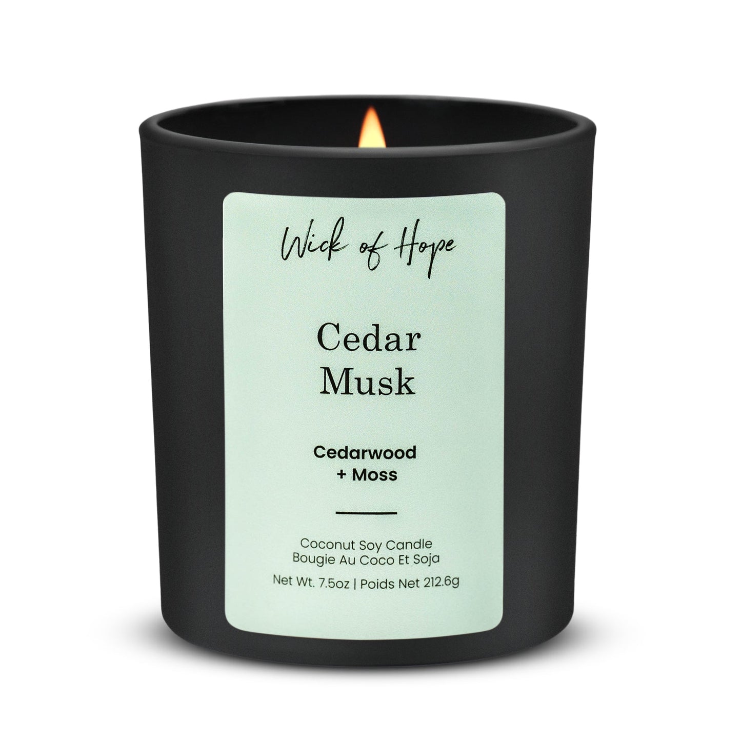 Cedar Musk Candle | Cedarwood + Moss