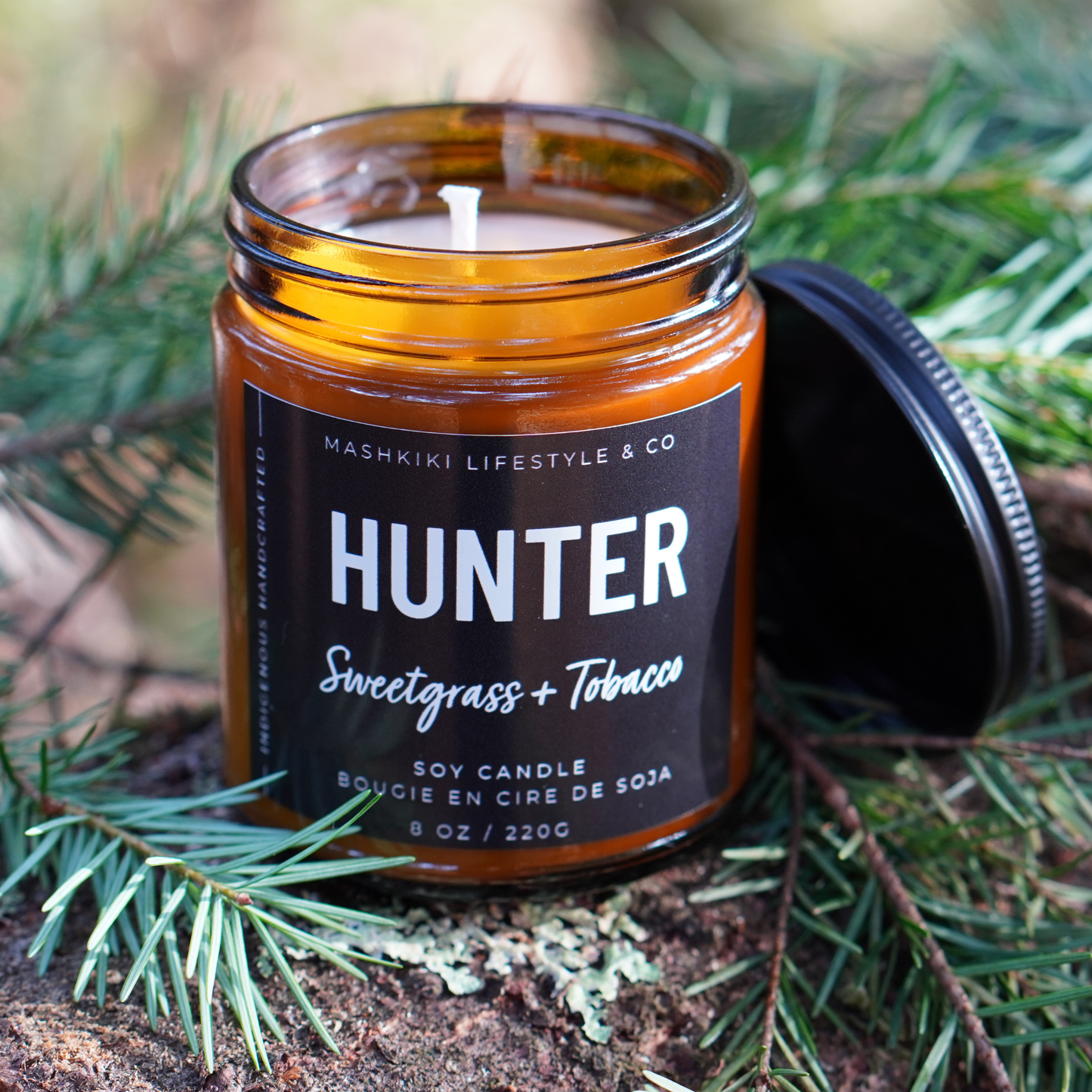 Hunter | Sweetgrass + Tobacco - Soy Candle