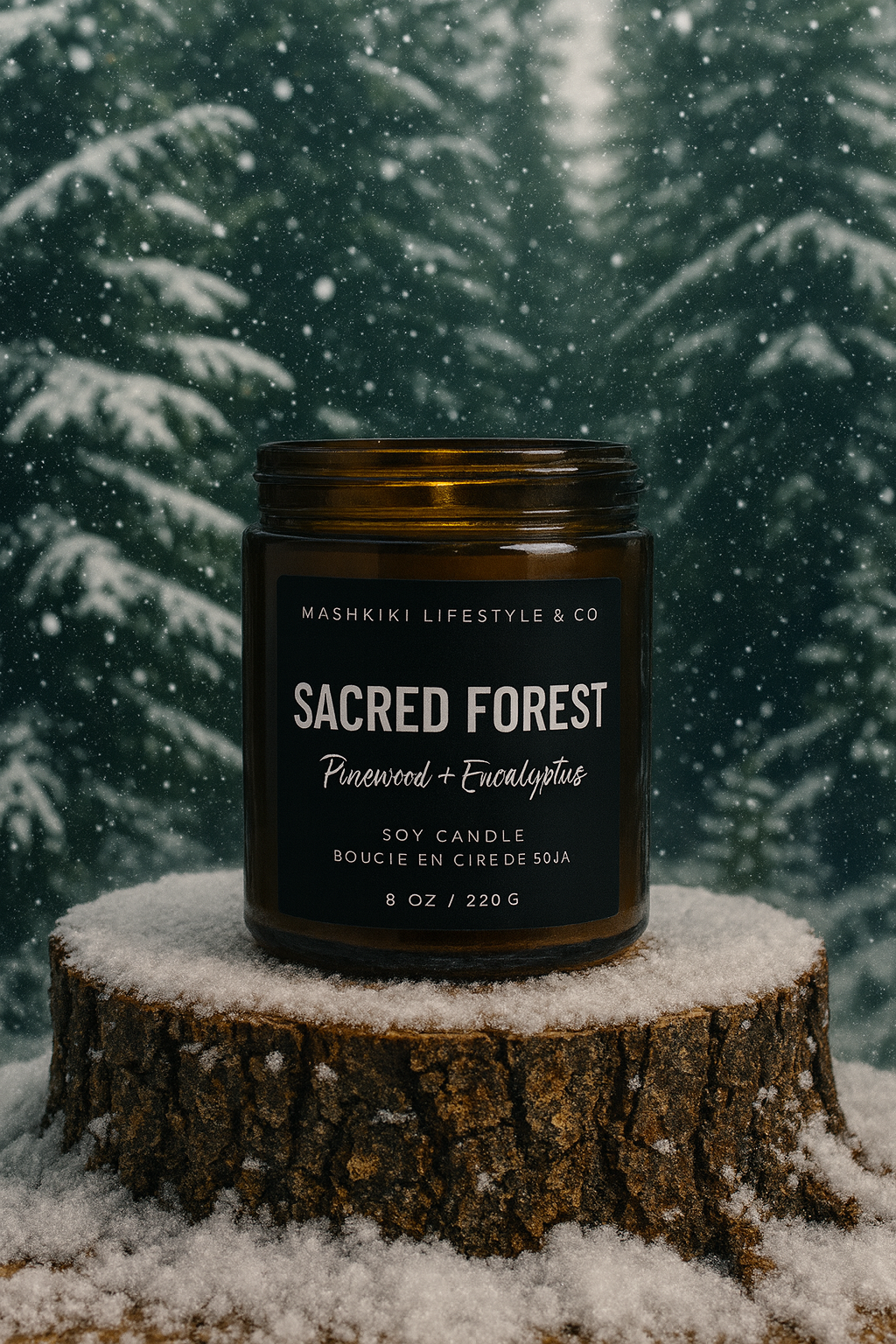 Sacred Forest | Pinewood + Eucalyptus - Soy Candle