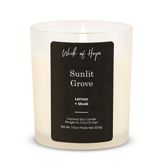 Sunlit Grove Candle | Lemon + Musk