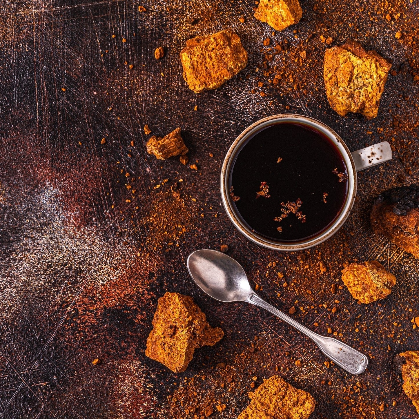 Chaga Mushroom Powder, Fine Ground