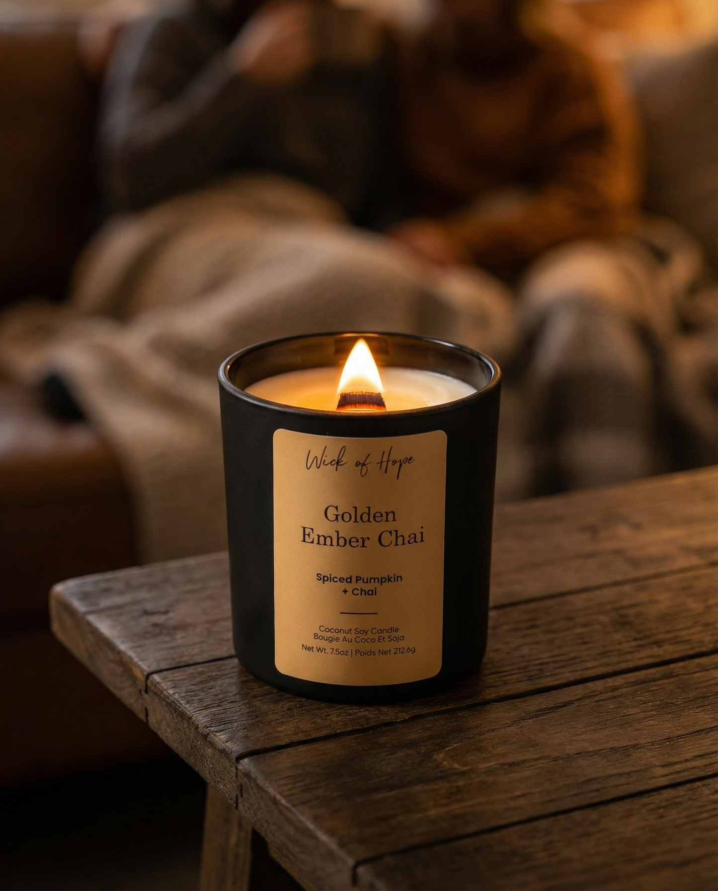 Golden Ember Chai Candle | Spiced Pumpkin + Chai