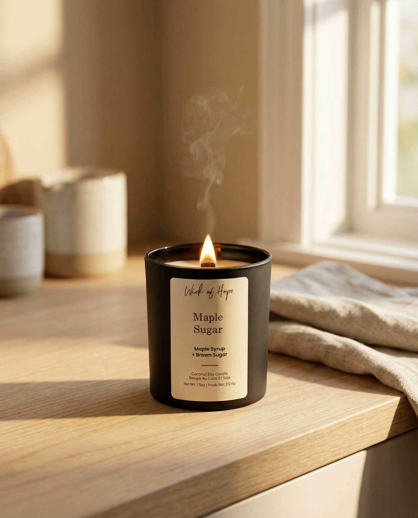 Maple Sugar Candle | Maple Syrup + Brown Sugar