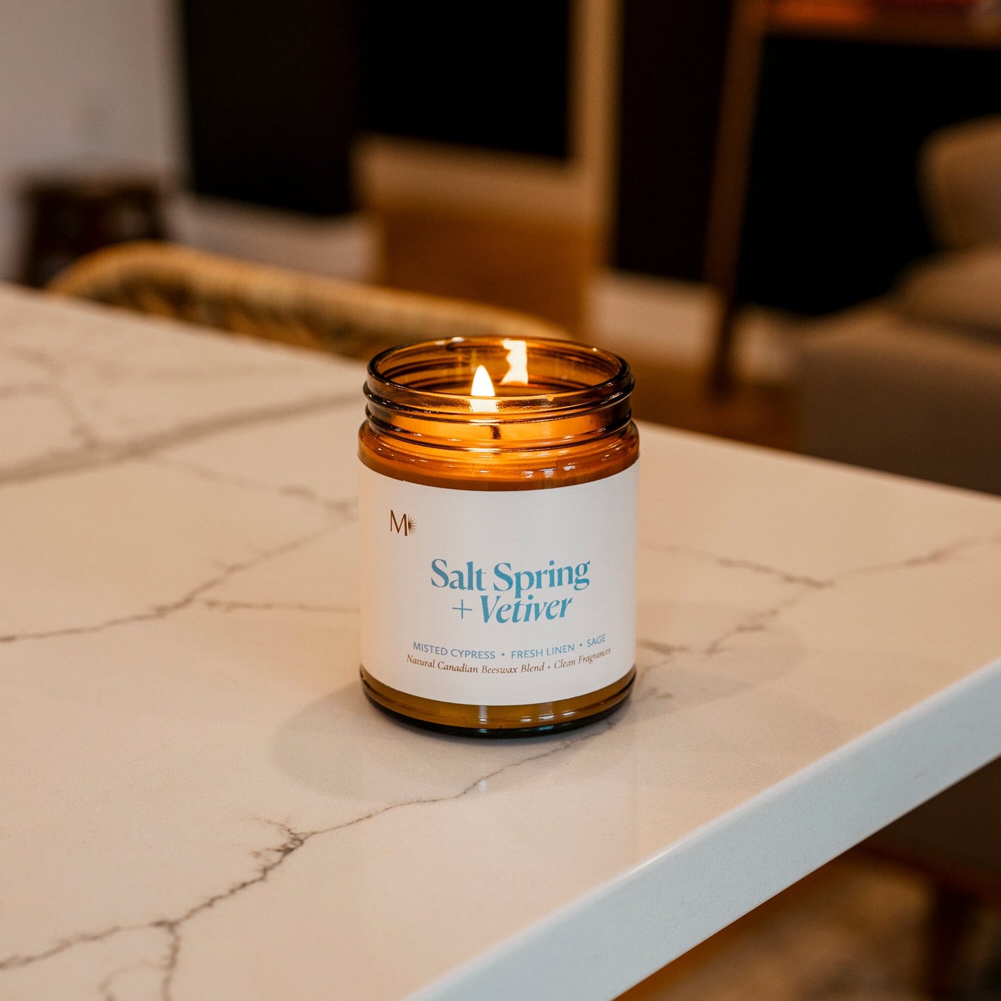 Salt Spring + Vetiver Candle