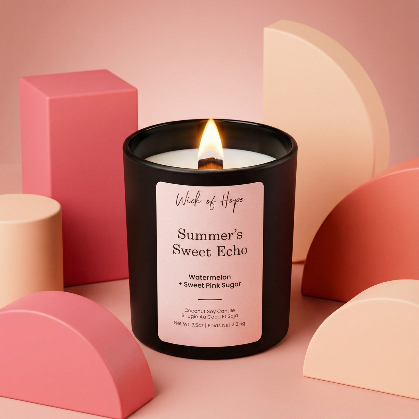 Summer’s Sweet Echo Candle | Watermelon + Sweet Pink Sugar