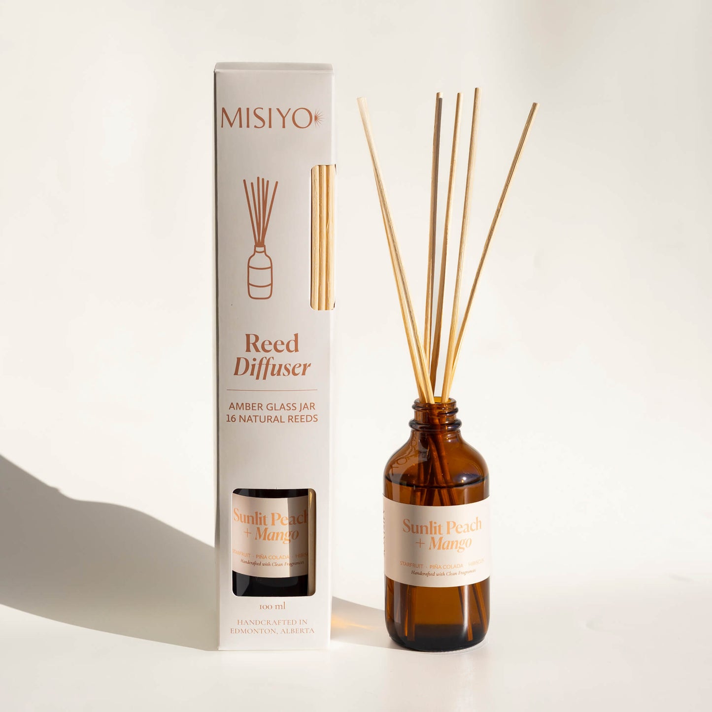 Sunlit Peach + Mango Reed Diffuser