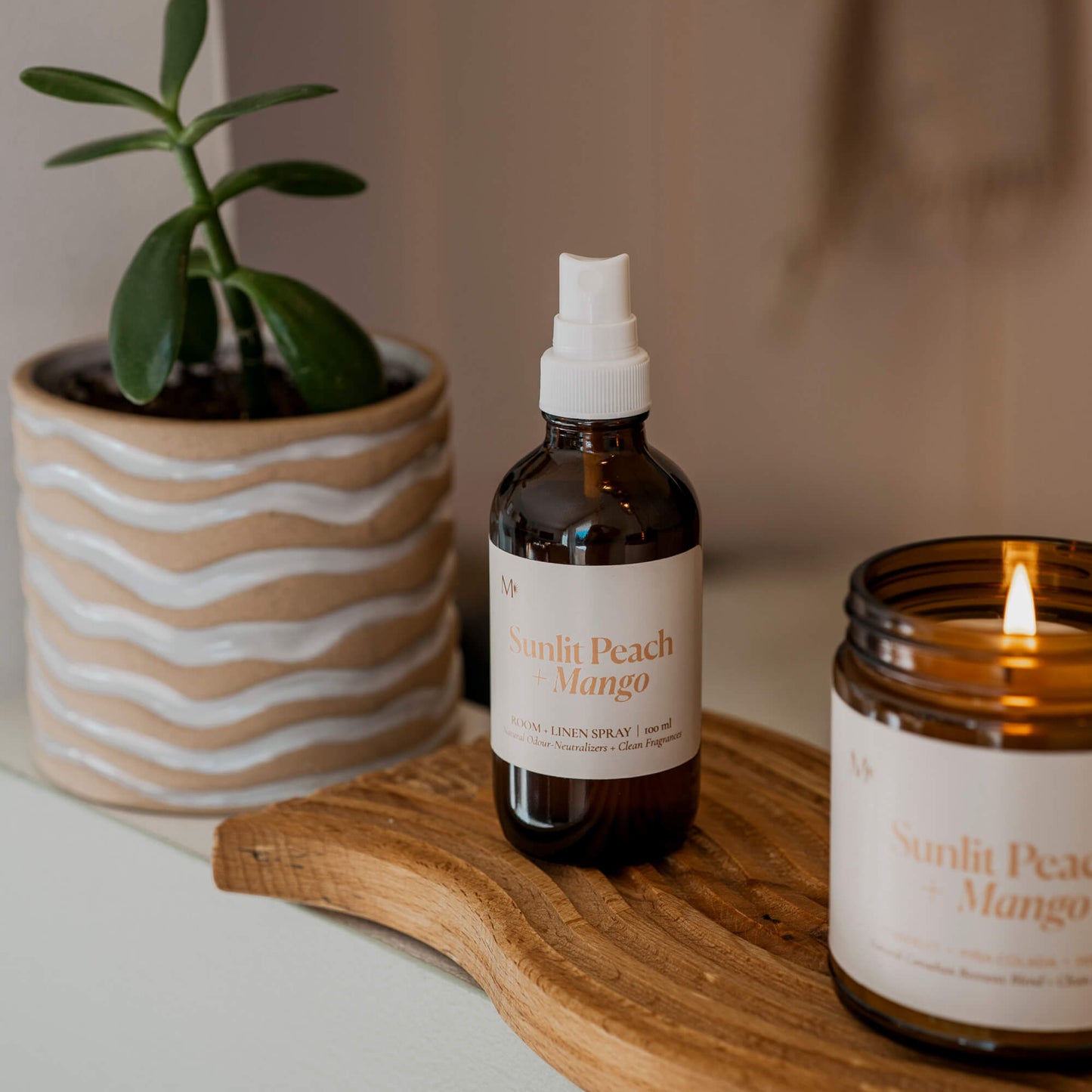 Sunlit Peach + Mango Room and Linen Spray