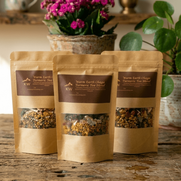 Warm Earth Chaga Turmeric Tea