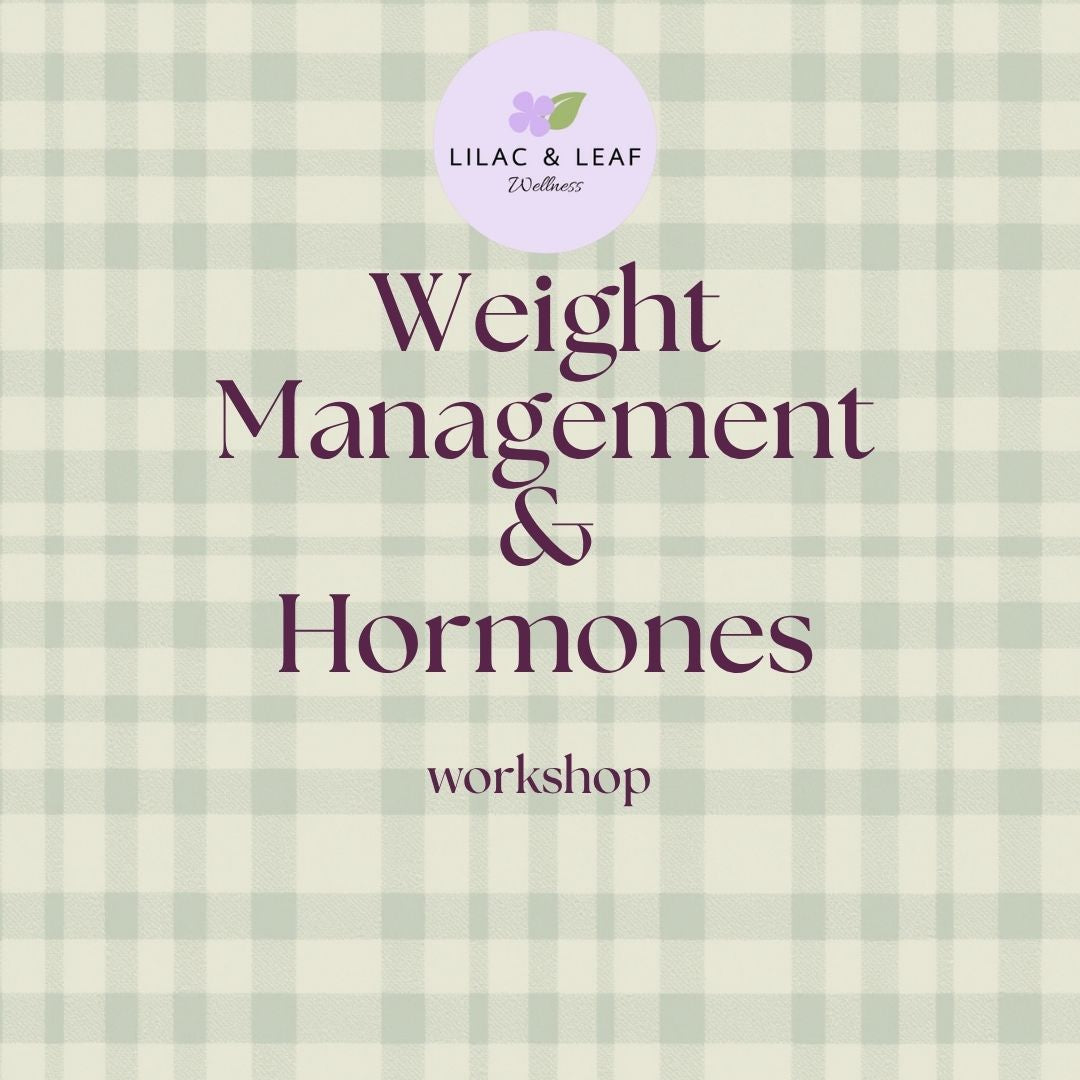 Weight Management and Hormones Workshop (September 28, 2026)