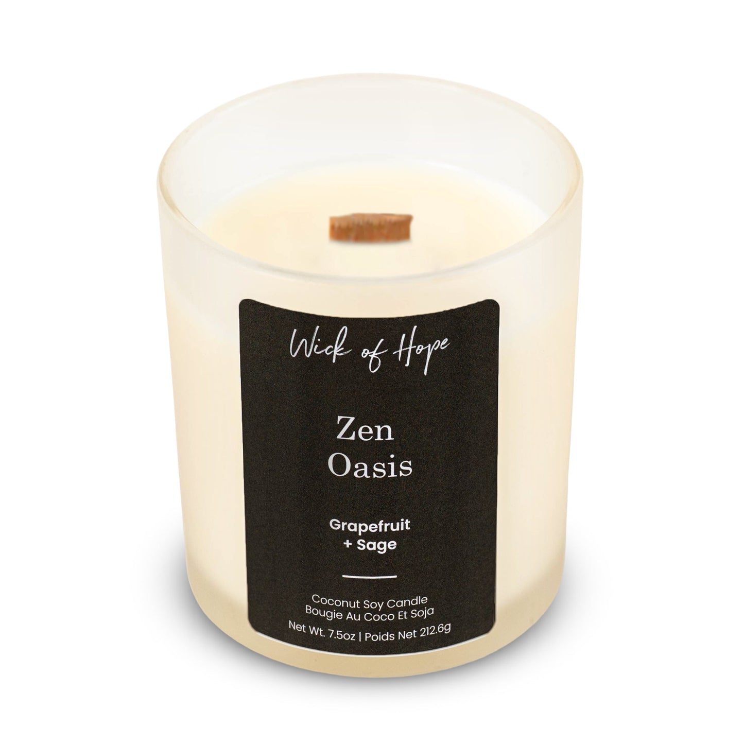Zen Oasis Candle  | Grapefruit + Sage